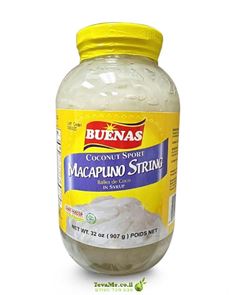 שימורי קוקוס בסירופ Buenas Coconut Sport Macapuno Strings in Syrup tevame