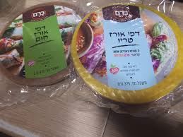 דפי אורז חום