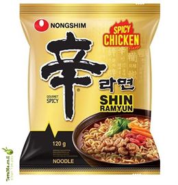 ראמן שין פיקנטי בטעם עוף חריף Nongshim Shin Ramyun Spicy Chicken tevame