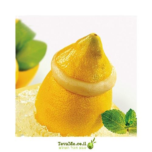 קינוח גלידה בטעם לימון בתוך קליפת לימון Lemon Ice cream in a Lemon Peel