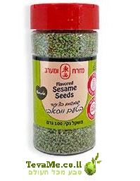 שומשום בציפוי בטעם ווסאבי Flavored sesame seeds Wasabi tevame