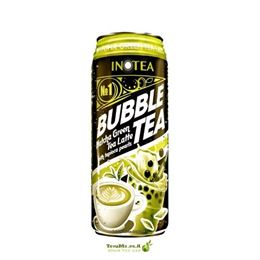 משקה באבל בטעם תה ירוק עם מאצ'ה לאטה Inotea Bubble Green Tea Matcha Latte tevame