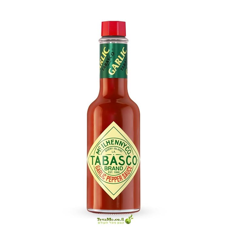 טבסקו שום ופלפל קאיין Tabasco Cayenne Garlic Sauce