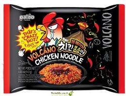 ראמן וולקנו בטעם עוף חריף Paldo Volcano Chicken Noodle tevame