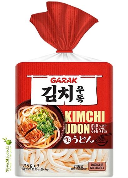 אטריות אודון עם מרק קימצ'י Udon Kimchi Flavoured Noodles