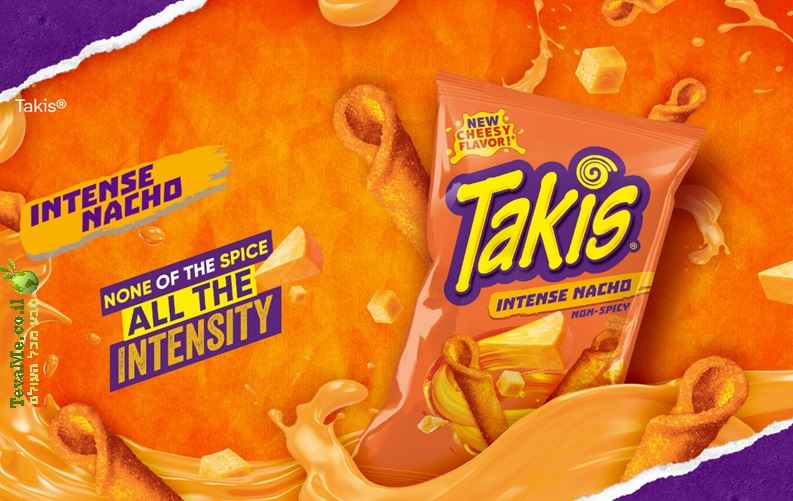 חטיף טאקיס גבינה נאצ'ו Takis Intense Nacho