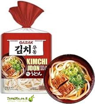 אטריות אודון עם מרק קימצ'י Udon Kimchi Flavoured Noodles