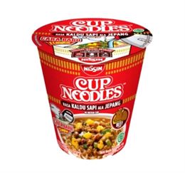 CUP NOODLES בסגנון יפני בטעם בשר tevame