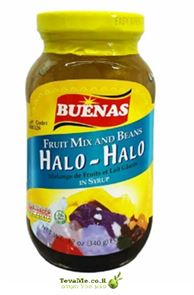 פירות ושעועית בסירופ Buenas Fruit Mix and Beans in Syrup Halo Halo tevame