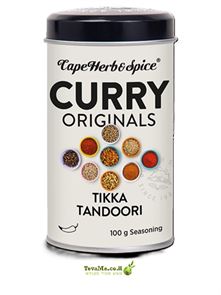 תערובת תבלינים טיקה טנדורי Cape Herb&Spice Curry Originals,Tikka Tandoori RUB tevame