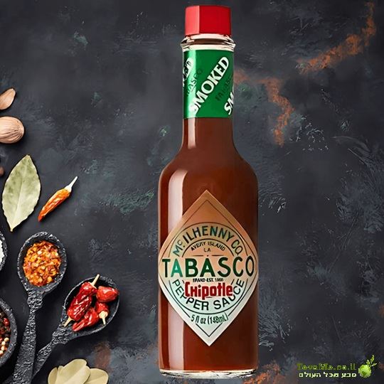 טבסקו צ'יפוטלה מעושן Tabasco Chipotle Pepper Sauce