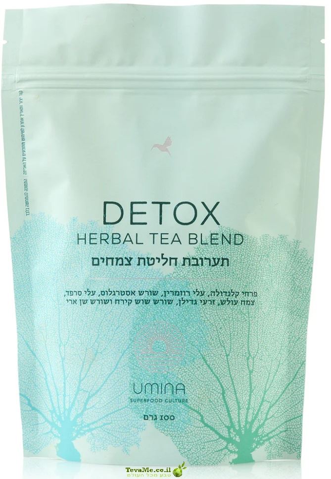 חליטת צמחים לניקוי כבד  DETOX TEA UMINA